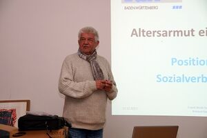Frank Stroh spricht bei den SPD-Senioren zum Thema Altersarmut